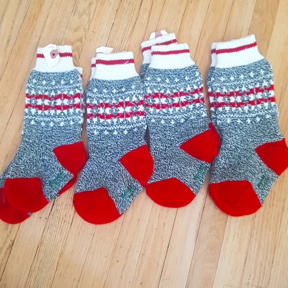 Roots Other - 4 NEW Pairs of Kid's Cabin Socks